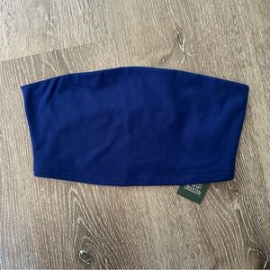 NWT Small Wild Fable Navy Blue Butter Bliss Unlined Bandeau Bra Tube Top